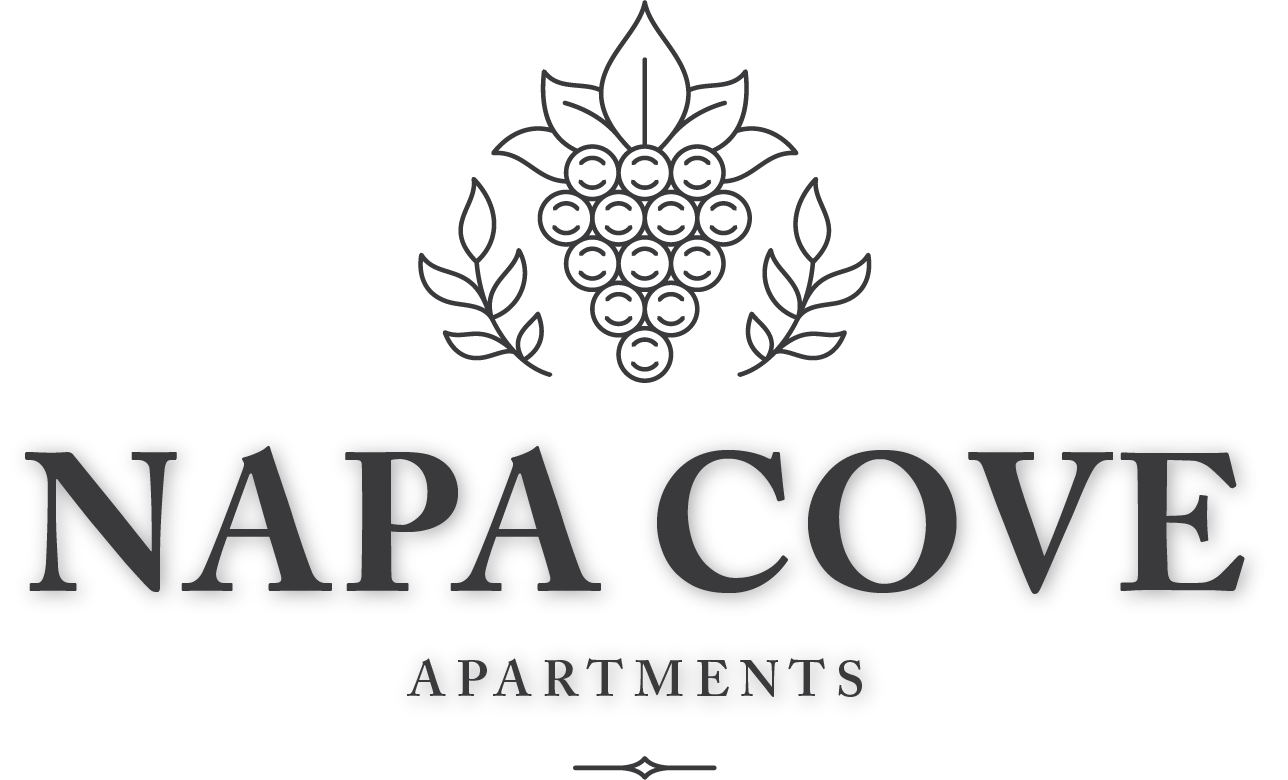 the logo for napa cove apartments